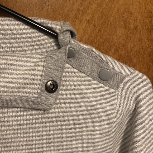Gray & White Stripe Sigurd Olsen Sweater (Medium) - Picture 2 of 5